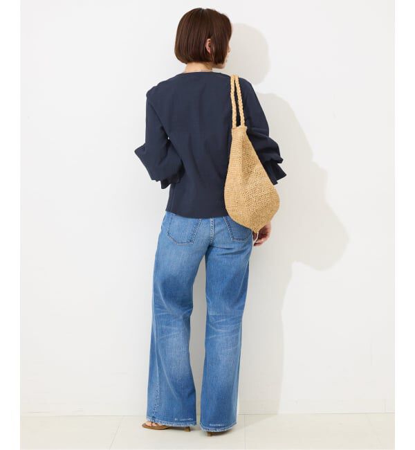 SLOBE IENA「Vネックフレアスリーブブラウス」|シャツ・ブラウス|