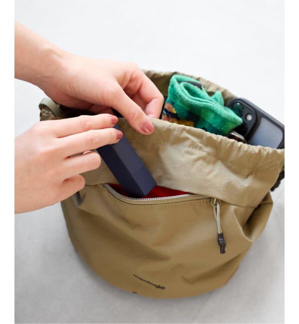 IENA「TOPOLOGIE REVERSIBLE BUCKET バッグ TP-WBA-RB2-BLK-4/RBS」|その他|