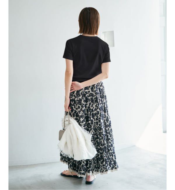 IENA「《追加2》ATON/エイトン 別注 SUVIN FRAISE ショートスリーブ Tシャツ」|Tシャツ・カットソー|