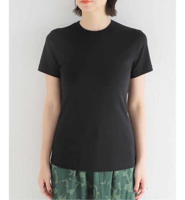 IENA「《追加2》ATON/エイトン 別注 SUVIN FRAISE ショートスリーブ Tシャツ」|Tシャツ・カットソー|