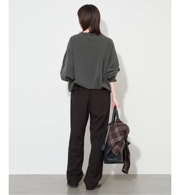 SLOBE IENA「《WEB限定/追加2予約》ビックシルエットピグメント裏毛プルオーバー」|スウェット・ジャージ|