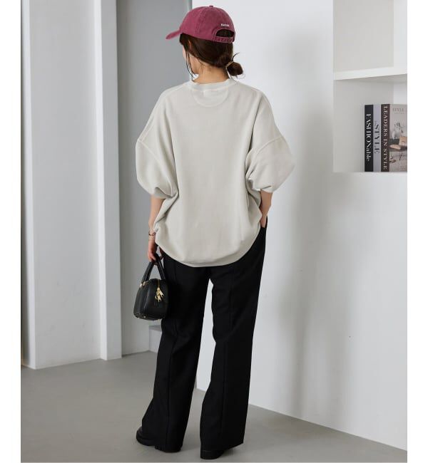 SLOBE IENA「《WEB限定/追加2予約》ビックシルエットピグメント裏毛プルオーバー」|スウェット・ジャージ|