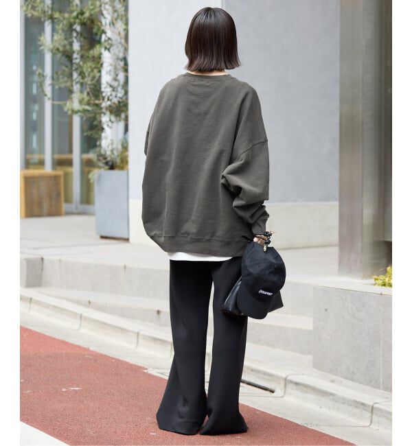SLOBE IENA「《WEB限定/追加2予約》ビックシルエットピグメント裏毛プルオーバー」|スウェット・ジャージ|
