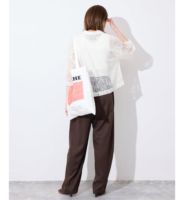 SLOBE IENA「《予約》BAGMATI/バグマティ レースシャツ」|シャツ・ブラウス|