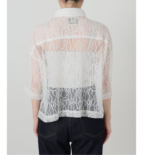 SLOBE IENA「《予約》BAGMATI/バグマティ レースシャツ」|シャツ・ブラウス|