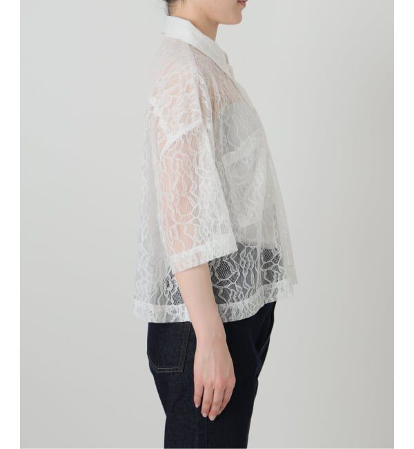 SLOBE IENA「《予約》BAGMATI/バグマティ レースシャツ」|シャツ・ブラウス|