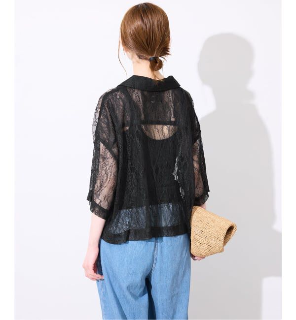 SLOBE IENA「《予約》BAGMATI/バグマティ レースシャツ」|シャツ・ブラウス|