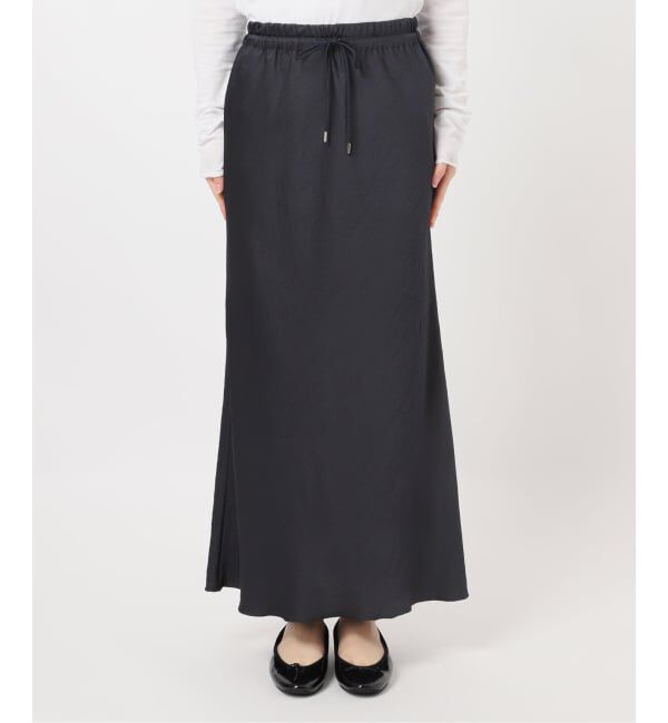 IENA「《追加》アンティークサテン イージースカート」|スカート|