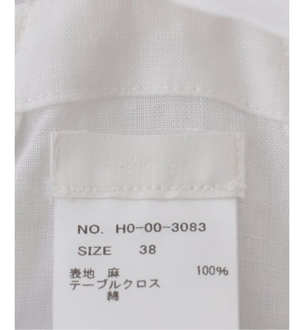 IENA「Heriter/エリテ circular dron work table cloth c キャミソール H0-00-3083」|シャツ・ブラウス|