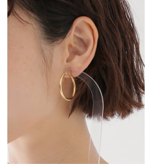 IENA「MARIHA/マリハ Innocent Light フープピアスM(両耳) 1603202004」|ピアス|