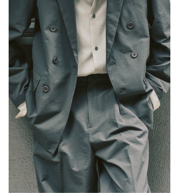 417 EDIFICE「サッカーダブル ワイドセットアップ &rdquo;ジャケット1点+パンツ1点&rdquo; の2点セット」|スーツ|