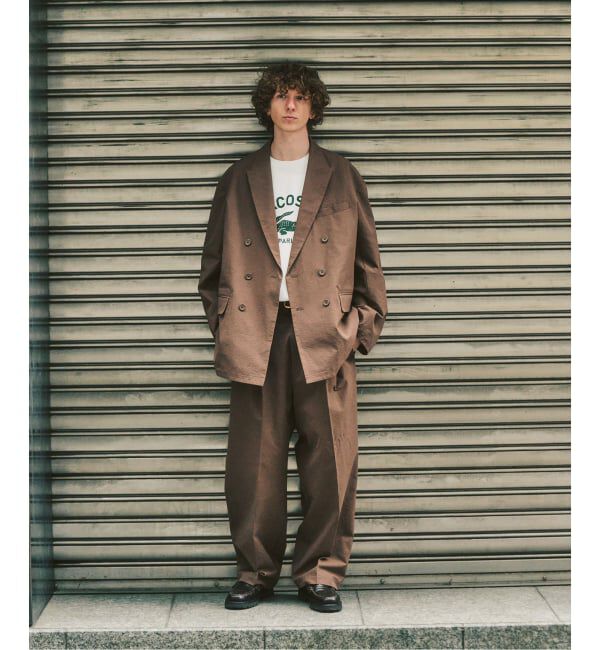 417 EDIFICE「サッカーダブル ワイドセットアップ &rdquo;ジャケット1点+パンツ1点&rdquo; の2点セット」|スーツ|