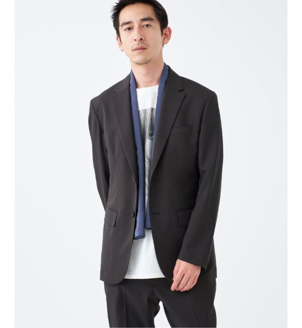 EDIFICE「"抗菌防臭＆シワ防止機能" ワルツ ツイル 2ボタン ジャケット」|スーツ|