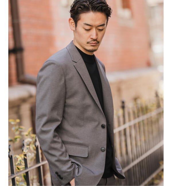 EDIFICE「"抗菌防臭＆シワ防止機能" ワルツ ツイル 2ボタン ジャケット」|スーツ|