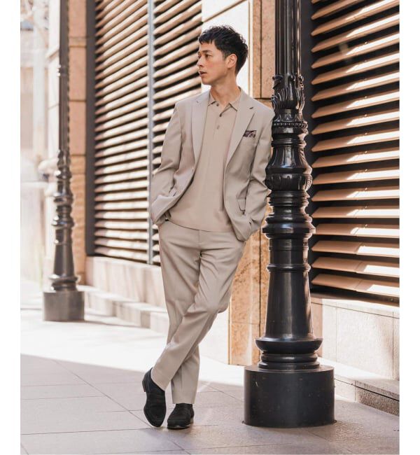 EDIFICE「"抗菌防臭＆シワ防止機能" ワルツ ツイル 2ボタン ジャケット」|スーツ|