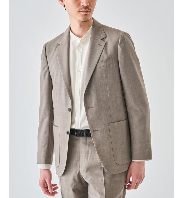 EDIFICE「Suncloth Comfy ジャケット」|スーツ|ベージュ A