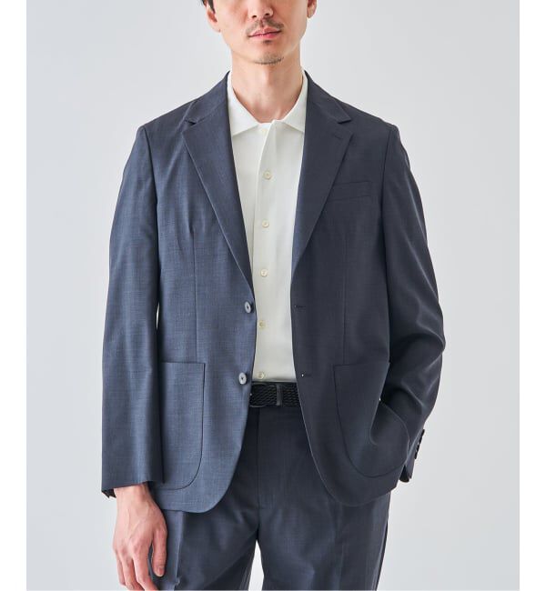 EDIFICE「Suncloth Comfy ジャケット」|スーツ|ネイビー