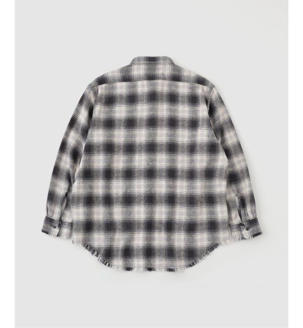J.S.Homestead「J.S.Homestead / シュレッド ワーク チェック シャツ」|シャツ・ブラウス|