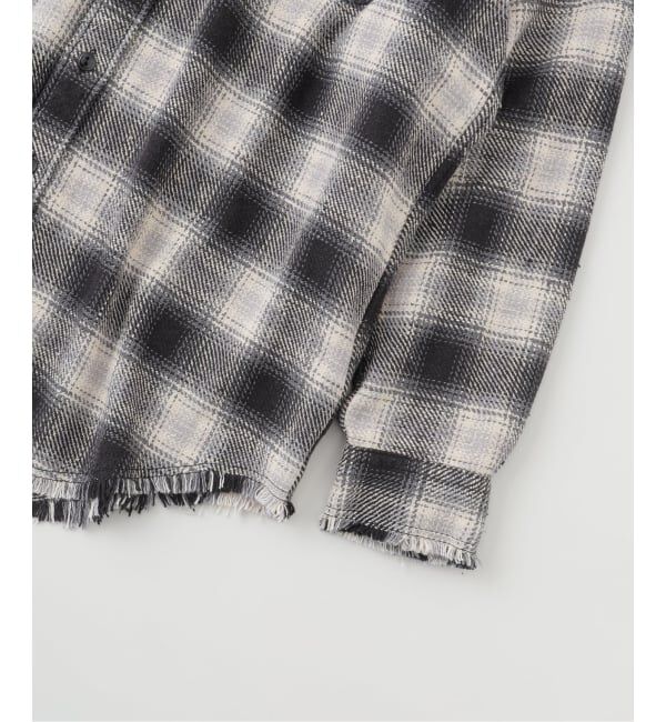 J.S.Homestead「J.S.Homestead / シュレッド ワーク チェック シャツ」|シャツ・ブラウス|