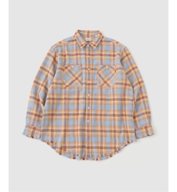 J.S.Homestead「J.S.Homestead / シュレッド ワーク チェック シャツ」|シャツ・ブラウス|