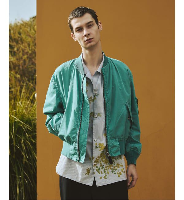 JOURNAL STANDARD「オーバー フィット ライト ボンバー ガーメントダイ ブルゾン」|ブルゾン・スタジャン|