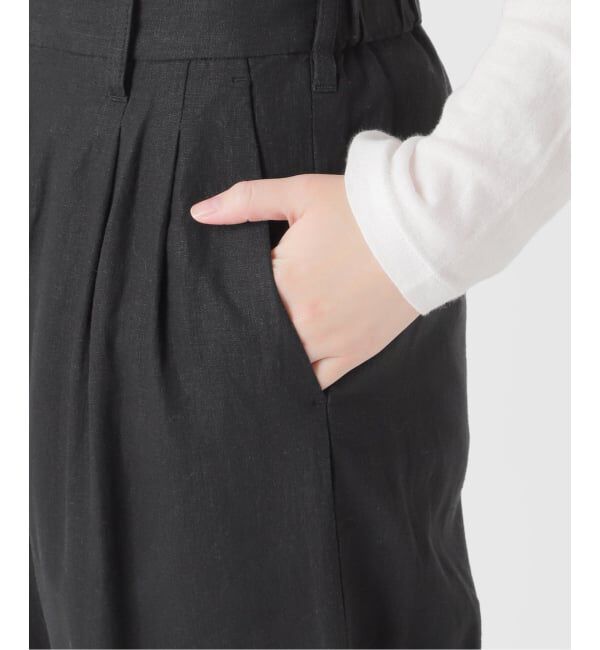 JOURNAL STANDARD relume「リネンフィールタックパンツ」|スラックス|