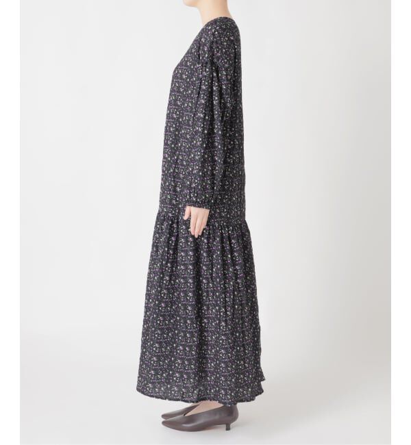 JOURNAL STANDARD relume「フラワークレープギャザーワンピース」|ワンピース|