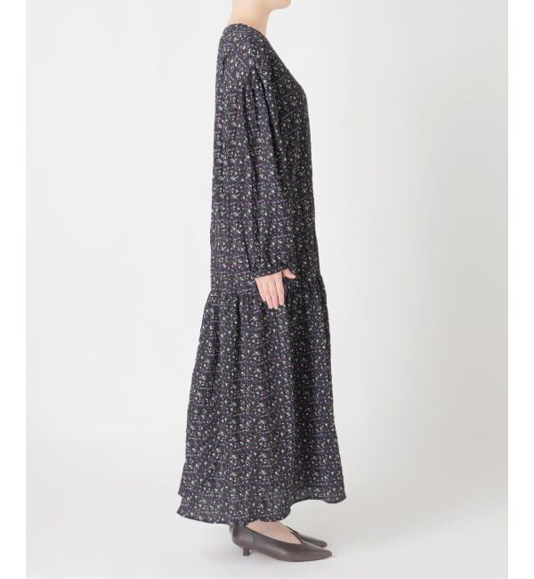 JOURNAL STANDARD relume「フラワークレープギャザーワンピース」|ワンピース|