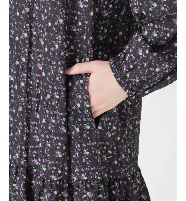 JOURNAL STANDARD relume「フラワークレープギャザーワンピース」|ワンピース|