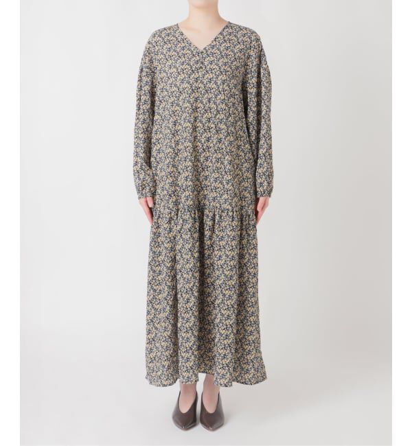 JOURNAL STANDARD relume「フラワークレープギャザーワンピース」|ワンピース|