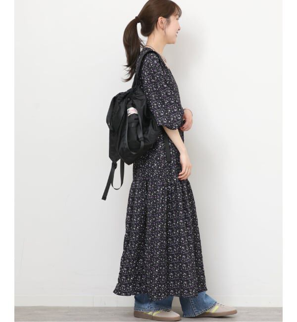 JOURNAL STANDARD relume「フラワークレープギャザーワンピース」|ワンピース|