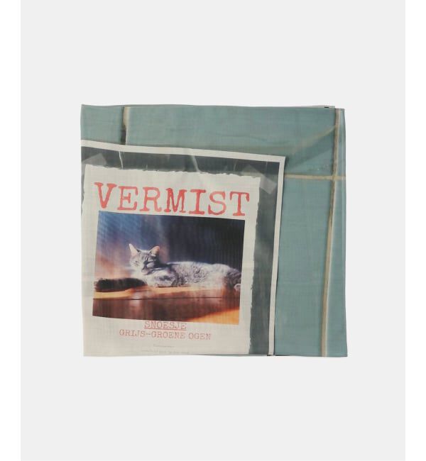 JOURNAL STANDARD relume「【LY / エルワイ】 Postcard scarf ポストカードスカーフ」|バンダナ・スカーフ|グレーA