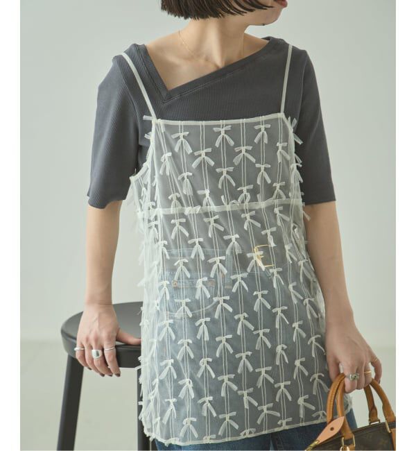 journal standard L'essage「スカーフ&キャミブラウス」|シャツ・ブラウス|ホワイト