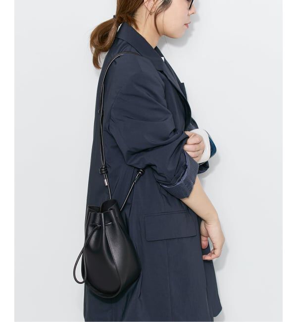 journal standard L'essage「【ITTI/イッチ】HERRIE KINCHAKU POUCH-GPM/RAPTO FLE：バッグ」|ショルダー・メッセンジャー|ブラック