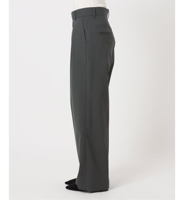 journal standard L'essage「《セットアップ可》POPLIN ダブルタックパンツ」|スラックス|