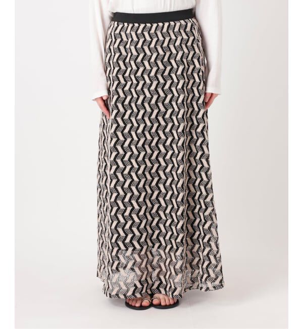 JOURNAL STANDARD relume「《WEB限定追加予約》【TORRAZZO DONNA/トラッゾドンナ】ジオメトリックレーススカート」|スカート|