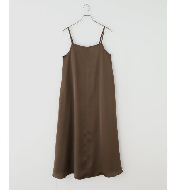 JOURNAL STANDARD「ドレープサテンキャミ ワンピース」|ワンピース|ブラウン