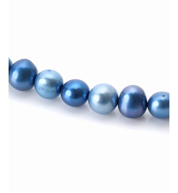 Lilas by Spick&Span「エシカルインディゴパール7mm40cmネックレス K10」|ネックレス|