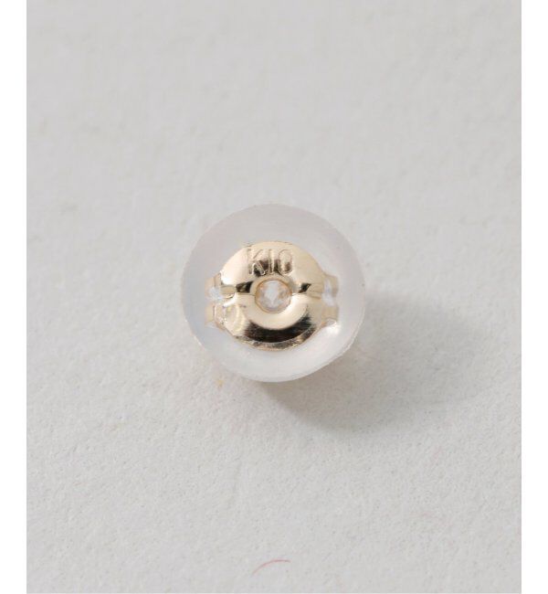 Lilas by Spick&Span「バロックパール10mmチェーンピアス K10（両耳）」|ピアス|