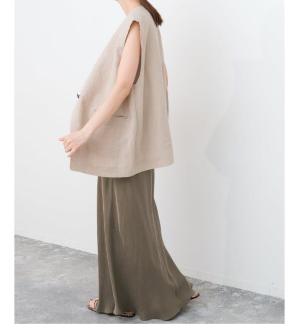 Spick and Span「《新色有り / 追加》ウォッシャブルキュプラフレアスカート」|スカート|