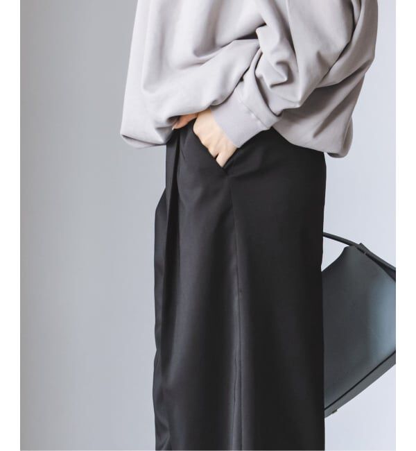 NOBLE「《追加・WEB限定カラー》エステルツイルストレッチスラックスパンツ」|スラックス|