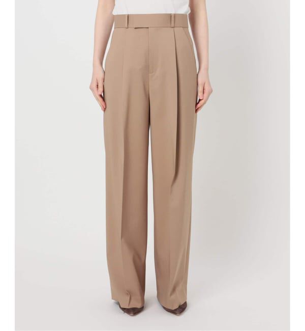 NOBLE「《追加・WEB限定カラー》エステルツイルストレッチスラックスパンツ」|スラックス|