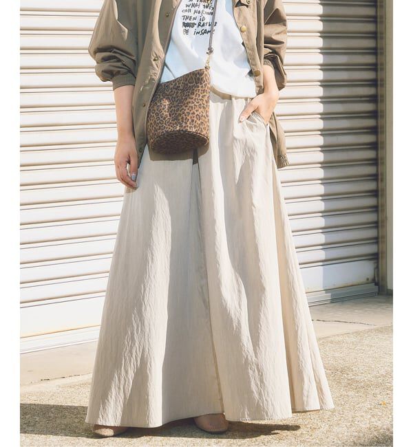 FRAMeWORK「ヴィンテージライクセミフレアスカート」|スカート|