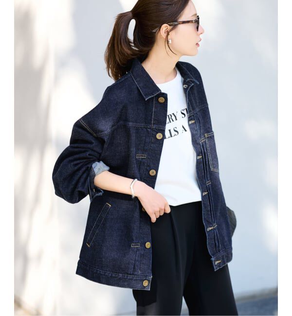 FRAMeWORK「≪追加≫エクストララージデニムジャケット 3」|デニムジャケット|ネイビー