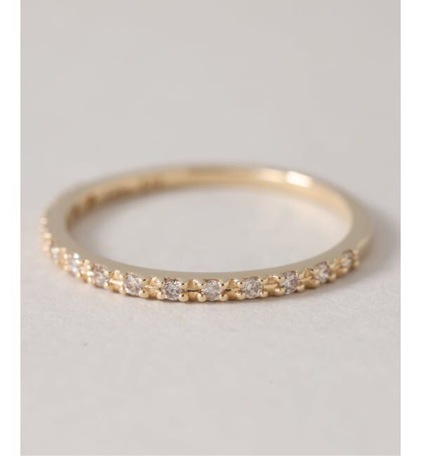 Lilas by Spick&Span「ダイヤハーフエタニティーピンキーリング K10」|リング|