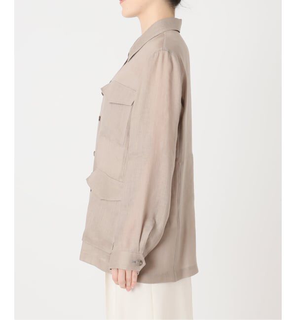 NOBLE「《セットアップ対応》ラミーリヨセルツイルミリタリーブルゾン」|その他|