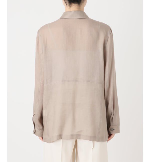 NOBLE「《セットアップ対応》ラミーリヨセルツイルミリタリーブルゾン」|その他|