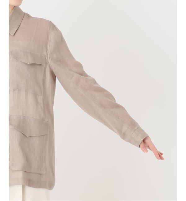 NOBLE「《セットアップ対応》ラミーリヨセルツイルミリタリーブルゾン」|その他|