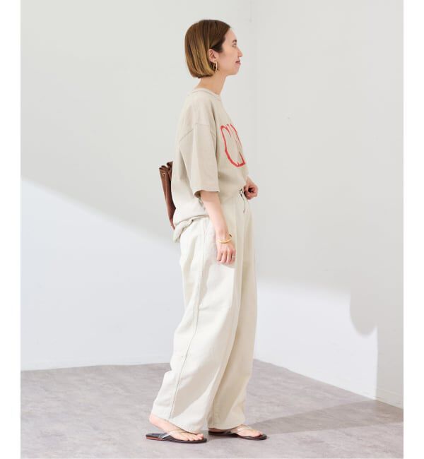 FRAMeWORK「ラフィー天竺ネームロゴTEE」|Tシャツ・カットソー|