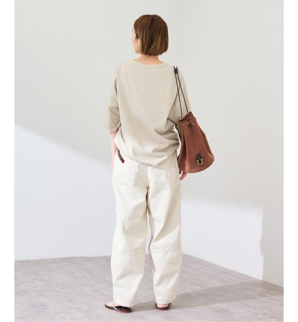 FRAMeWORK「ラフィー天竺ネームロゴTEE」|Tシャツ・カットソー|